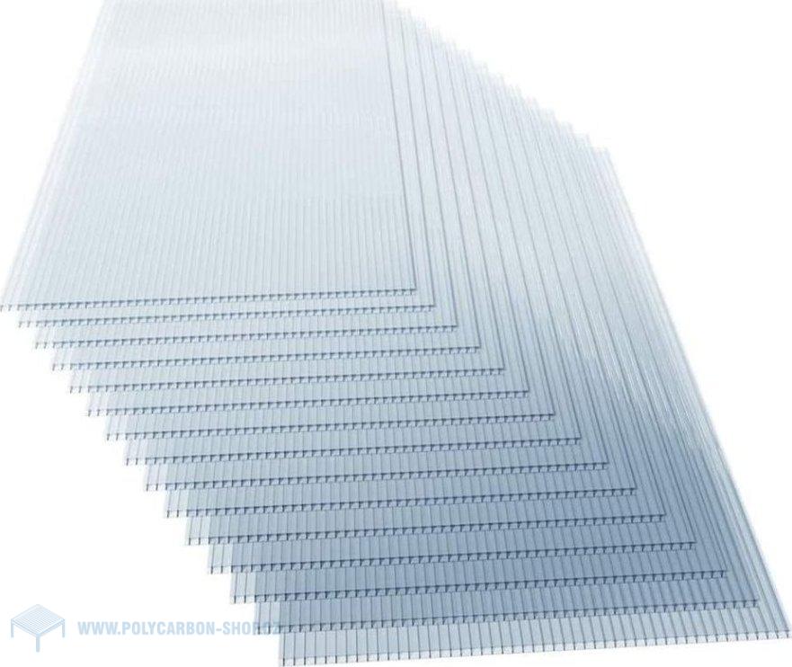 POLYKARBONÁTOVÁ DESKA KOMOROVÁ 4 mm ČIRÁ 1UV (menší formáty na skleníky)
