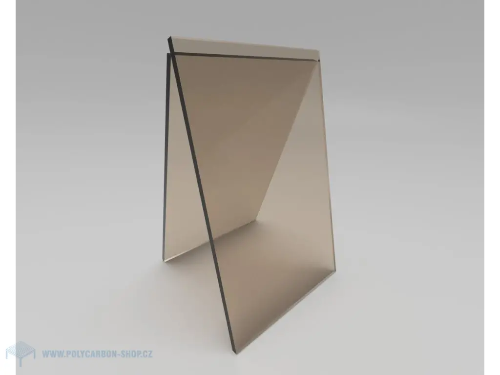 POLYKARBONÁT PLNÁ DESKA EXOLON MONO 2UV BRONZ 4 mm
