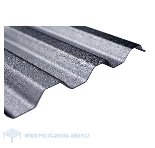 PC TRAPÉZ EMBOSSED STRUKTURA 1,1 mm ANTRACIT 76/18 mm