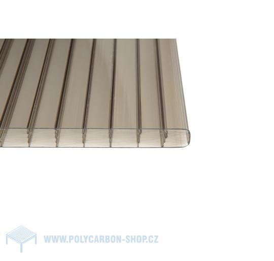 POLYKARBONÁTOVÁ DESKA LEXAN KOMOROVÁ 9 STĚN 16 mm BRONZ 2UV