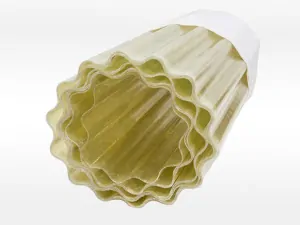 Vlnité sklolaminátové role 76/18 přírodní