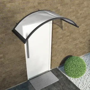STŘÍŠKA POLYCARBON oblouková 158x75x38 cm barva antracit, mléčná