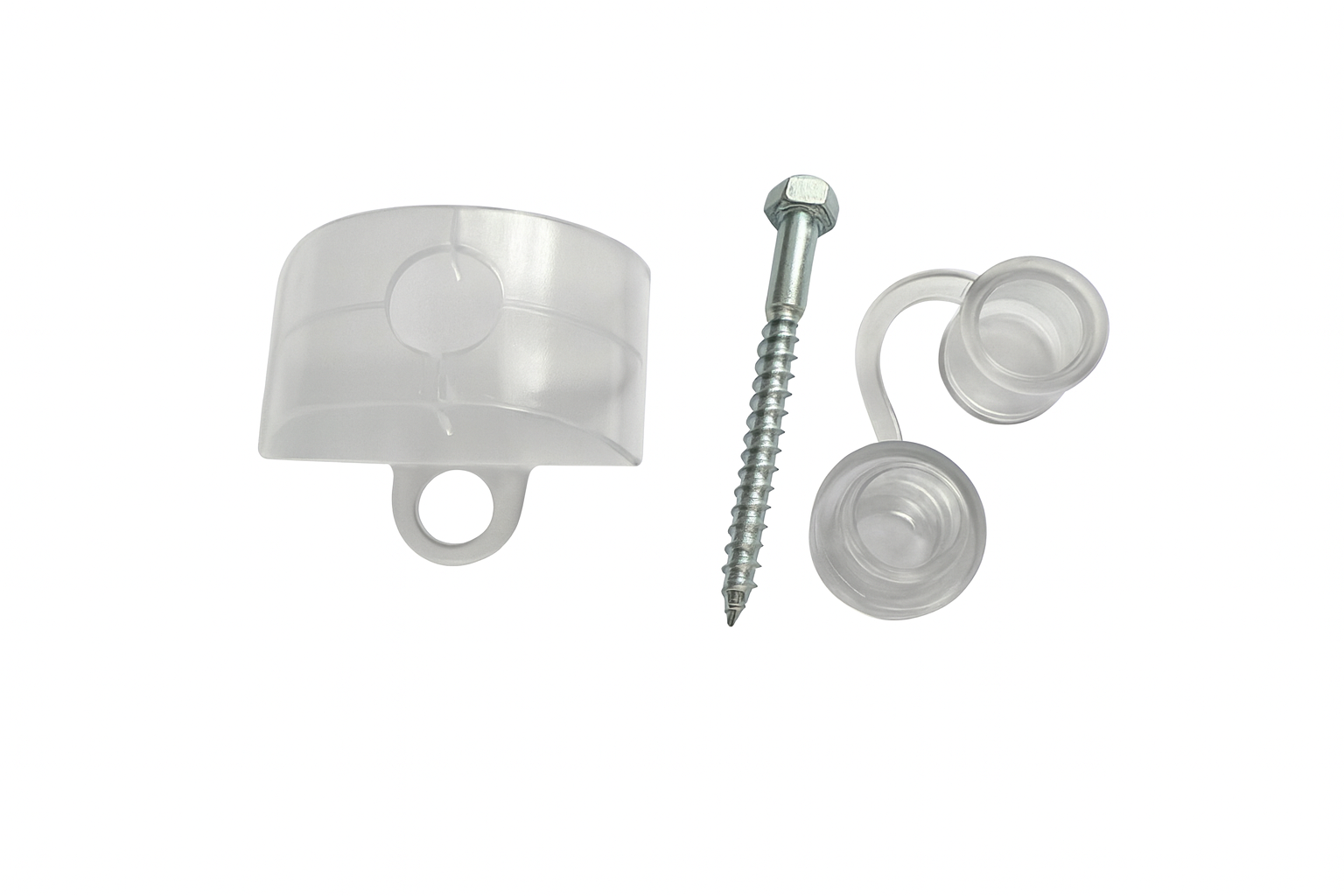 SADA 20-50 ks PRO VLNU 76/18 mm vrut, dist. podložka, PVC podložka s čepičkou