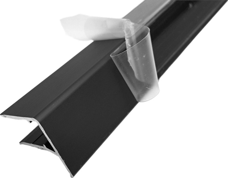 ALU F PROFIL s okapničkou 10 mm šedý antracit