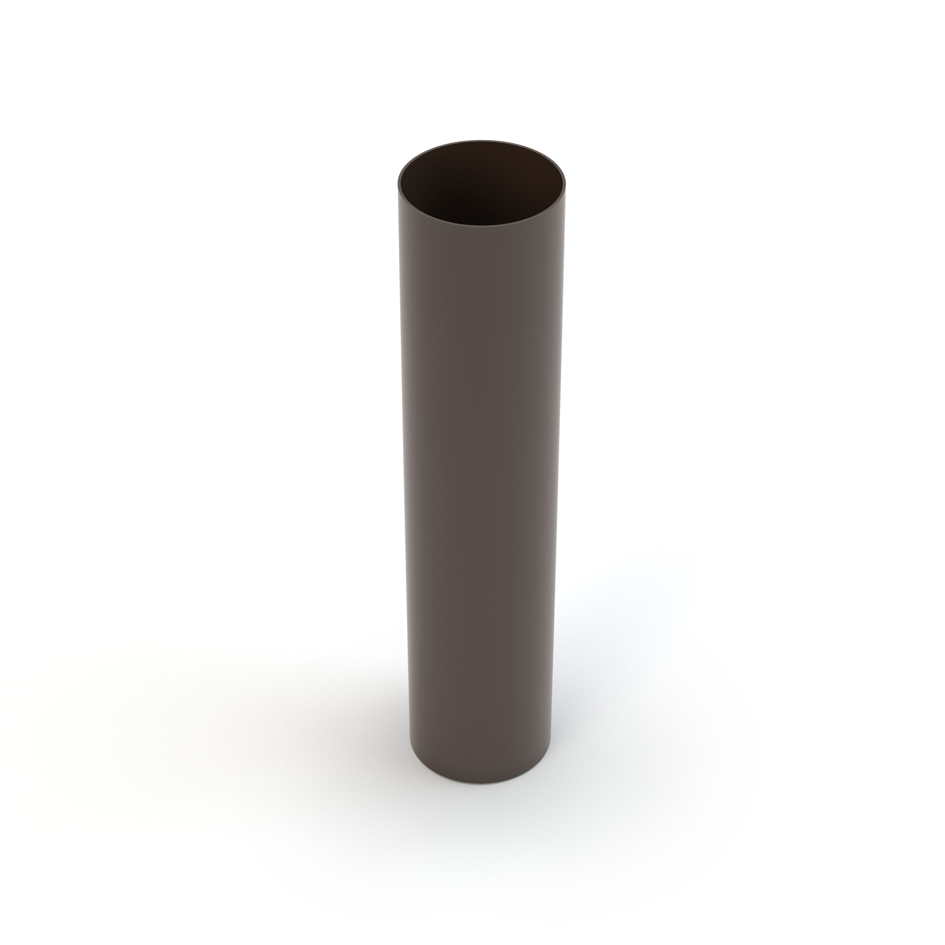 Plastový okapový svod PVC 63 mm HNĚDÁ