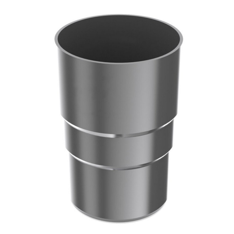 Plastová spojka svodu PVC 63 mm ANTRACIT