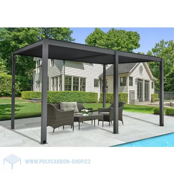 Bioklimatická pergola (4x3 m) Riwall RMBP 13x10 Anthracite