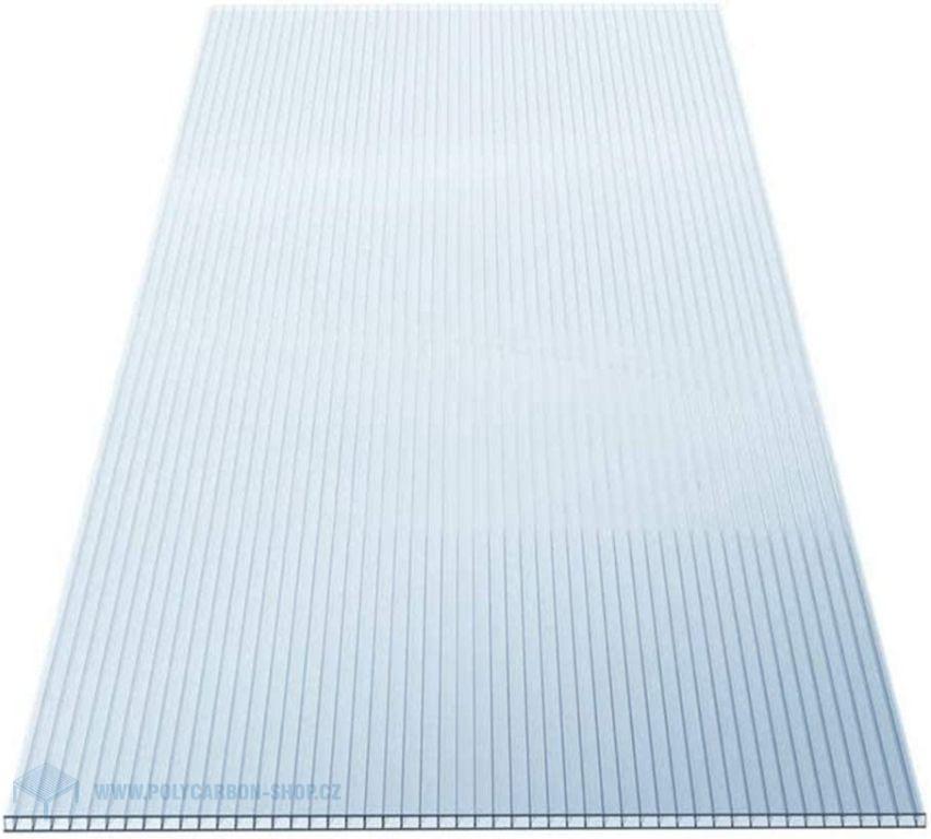 POLYKARBONÁTOVÁ DESKA KOMOROVÁ 6 mm ČIRÁ 2UV (menší formáty na skleníky)