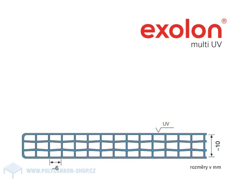 Polykarbonátová deska Exolon 4/10 IQ Relax (teploreflexní)