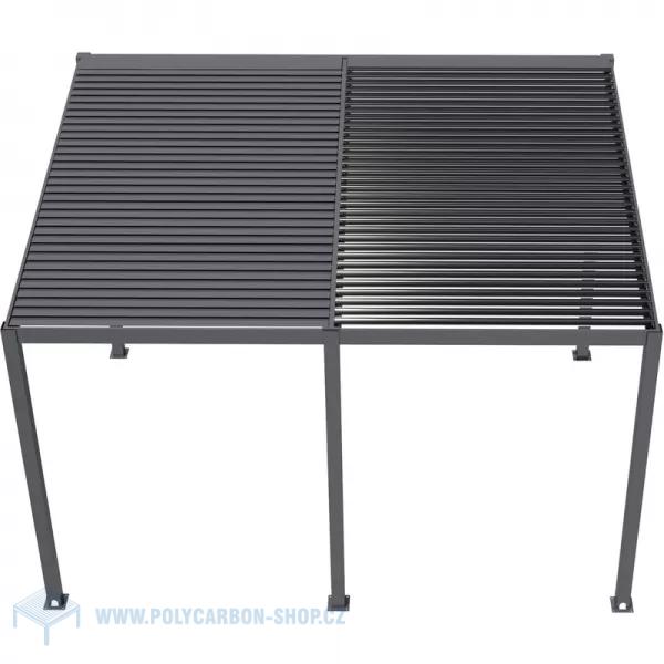 Bioklimatická pergola (4x3 m) Riwall RMBP 13x10 Anthracite