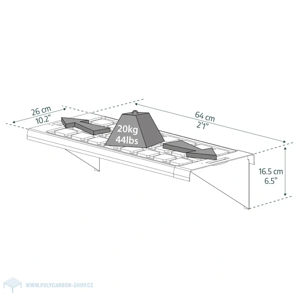 Palram - Canopia Univerzální police