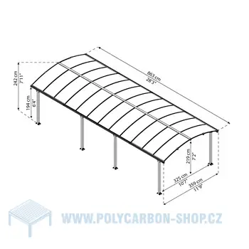 Palram - Canopia Arcadia 8500