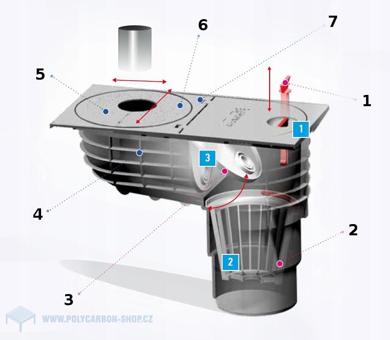 Geiger s klapkou HNĚDÝ