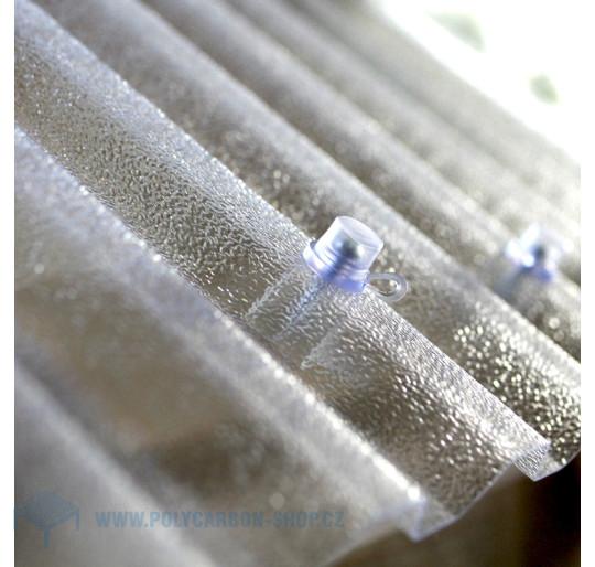 PC TRAPÉZ EMBOSSED STRUKTURA 1,1 mm ČIRÁ 76/18 mm