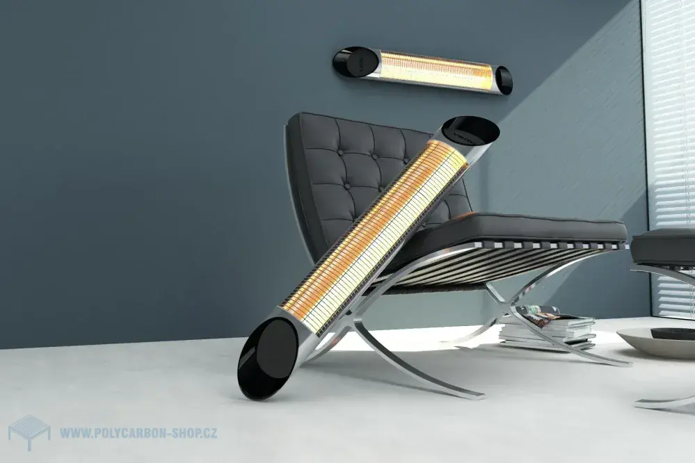 VEITO BLADE S SILVER, infrazářič 2500 W, dálkové ovládání