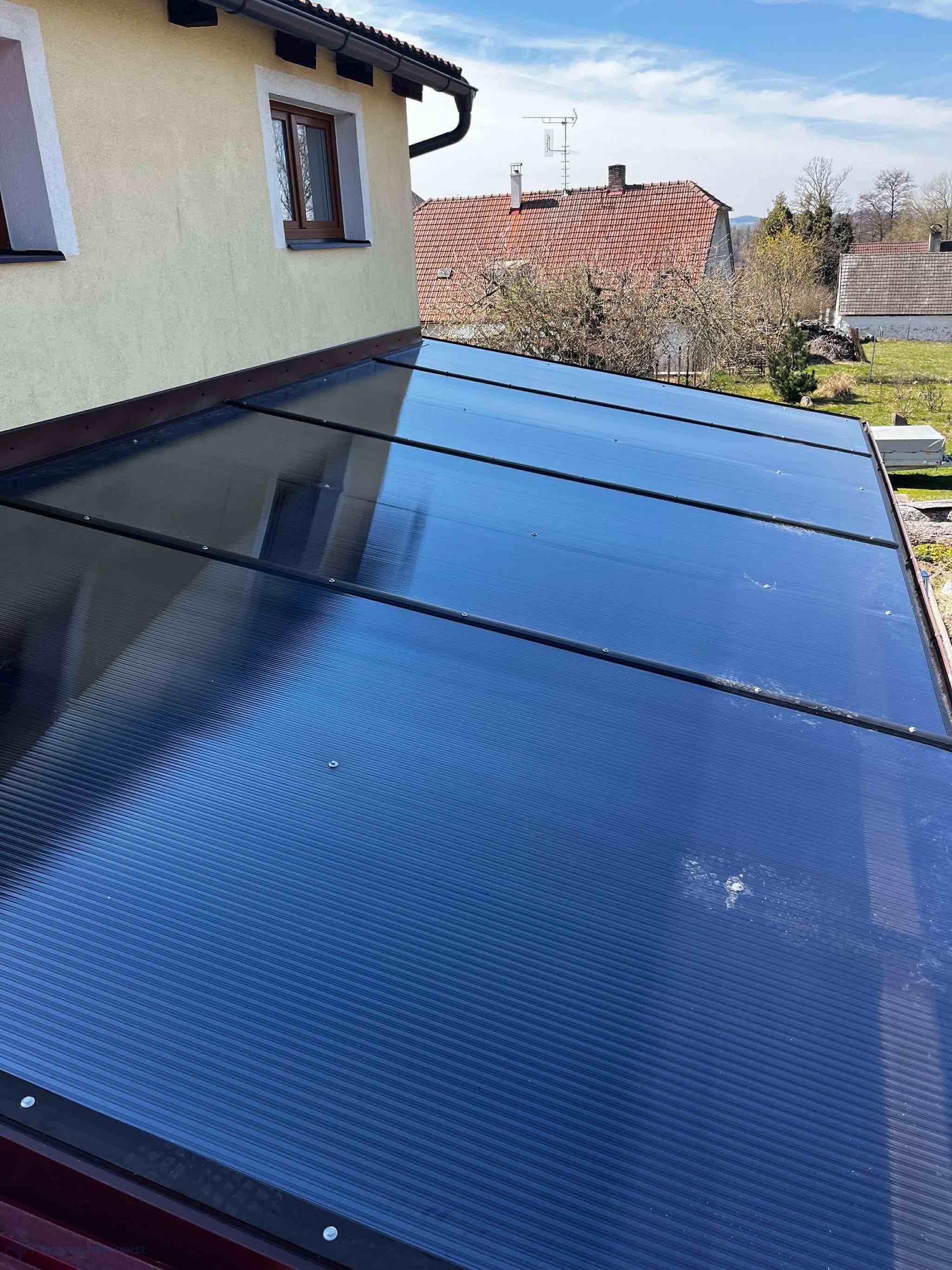 POLYKARBONÁTOVÁ DESKA EXOLON KOMOROVÁ 10 mm ŠEDÁ