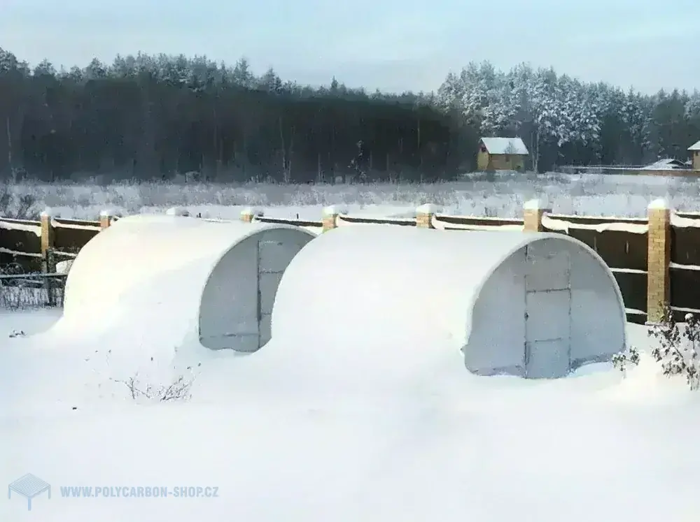 POLYKARBONÁTOVÝ SKLENÍK GrowDome 3x2x2 m (výplň 4,0mm)