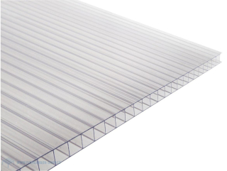 POLYKARBONÁTOVÁ DESKA KOMOROVÁ ODLEHČENÁ 10 mm ČIRÁ 1UV